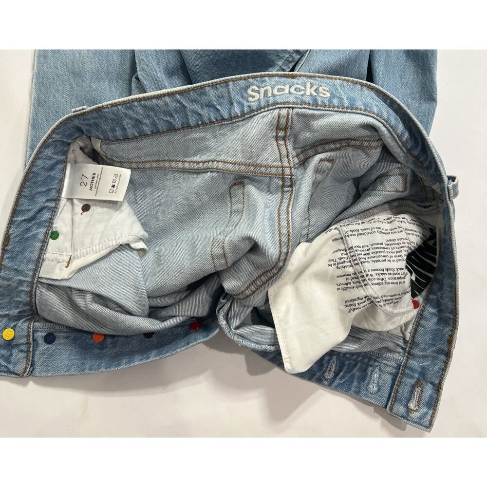 Mother Snacks The Pleated Fun Dip Puddle Jeans in Just a Nibble - Picture 7 of 7